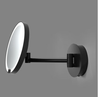 JUST LOOK PLUS WD kosmeetikapeegel LED, 5x või 7x, liikumisandur, otseühendus- kroom, matt valge, matt must. Hind alates 250 € (km-ga)